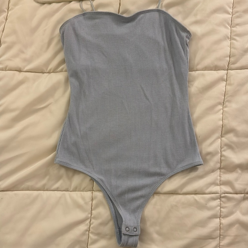 Hollister Light Blue Bodysuit w Adjustable Straps